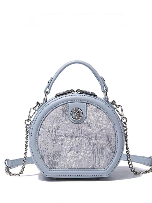 New high quality hand bag small round fashion single shoulder crossbody bag