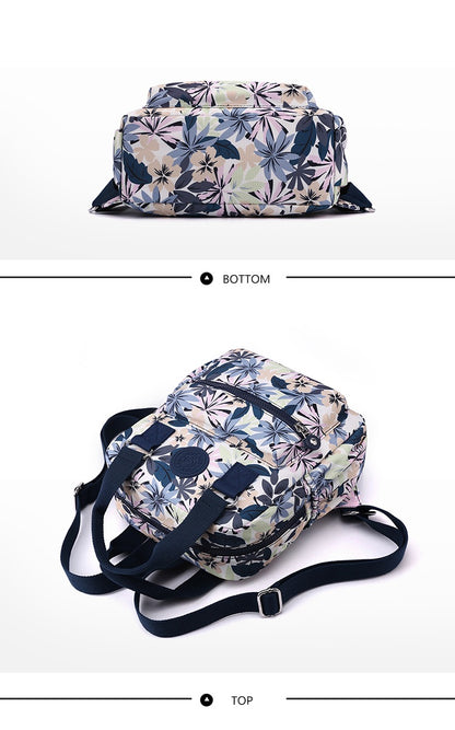 New printed series single and double shoulder bag Women's student schoolbag cute diagonal cross bag shoulder small square bag