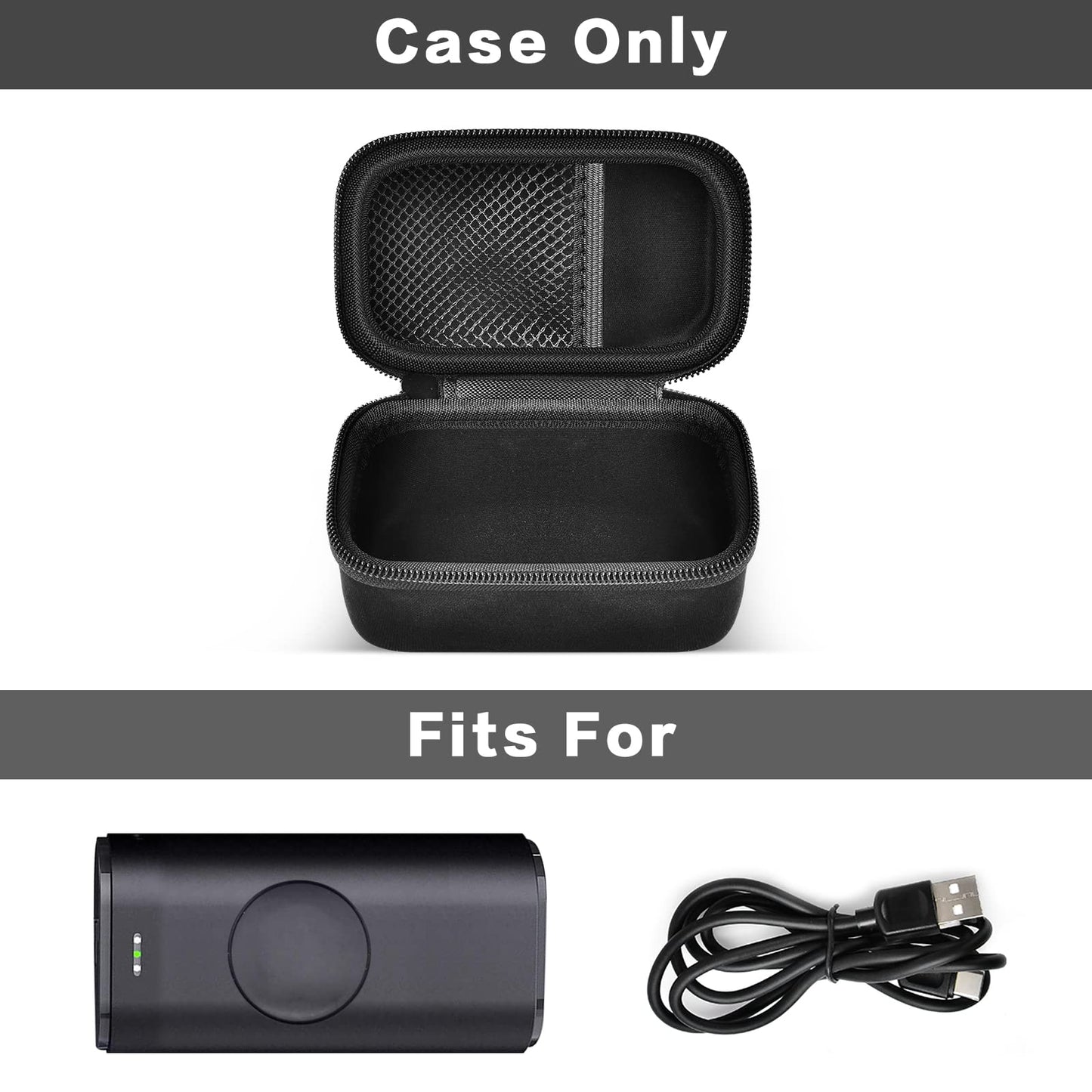 Aswe EVA case Custom Battery Storage case  Travel Carrying Case Compatible for Watch Charger and Phone Charger EVA case