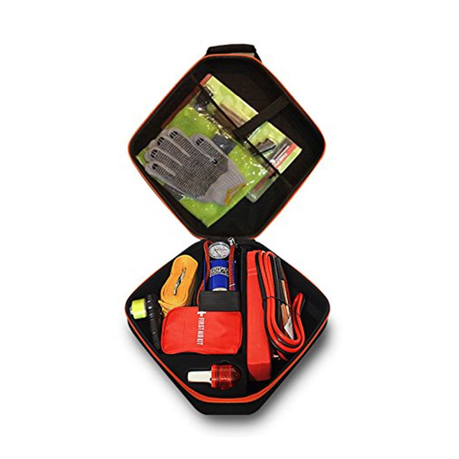 Aswe EVA case Custom Traffic rescue case Safety Survival Road Auto Roadside Assistance Traffic Cones Tools Set Car Emergency Kit EVA Case