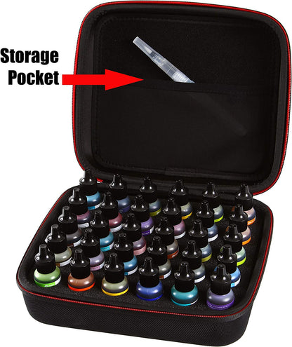 Aswe EVA case Custom Alcohol Ink Storage Case and Paint Carry Case with Foam Insert and Inner Storage EVA case