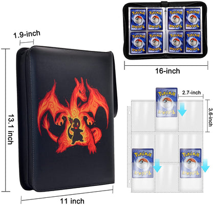 Aswe EVA case Custom Games Card Storage EVa Case Portable Removable Sleeves Trading Card Display