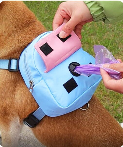 Aswe EVA case Custom  outdoor travel dog small backpack pet supplies Pet backpack cartoon dog bag