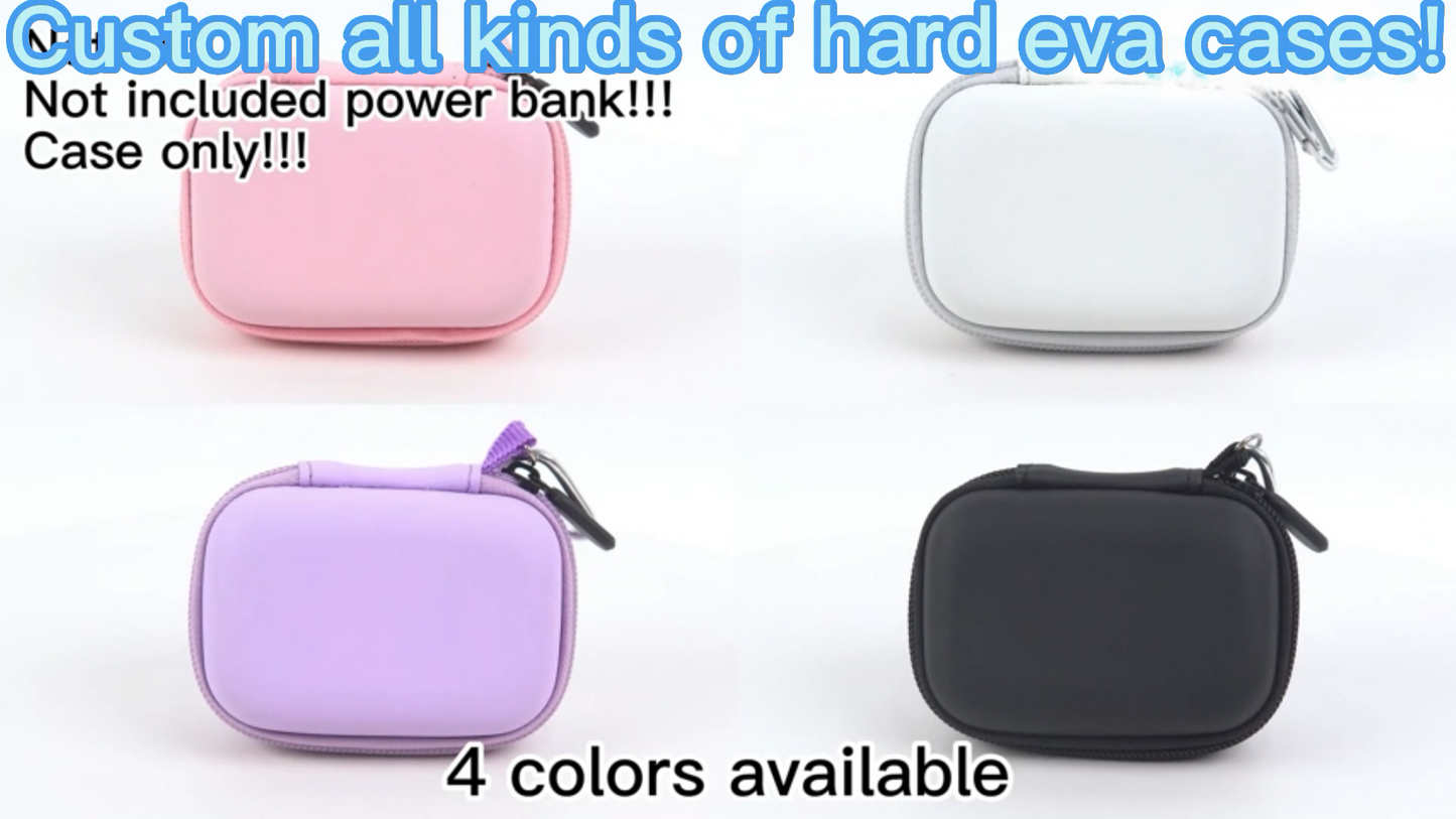 Aswe EVA case Custom Battery Pack  Storage case Custom Portable Carrying Storage Bag for  Charger Power