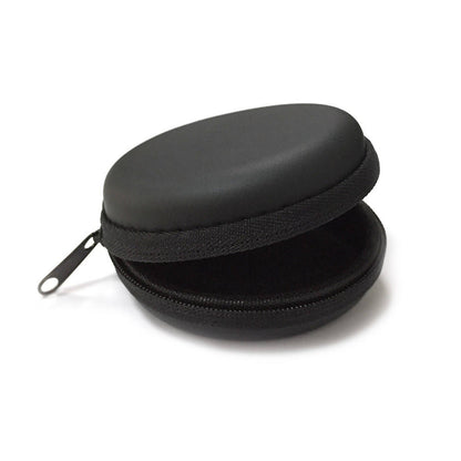 Aswe EVA case Custom Aid Storage Case Mini Portable EVA Material Black Round Shape Hearing EVA case