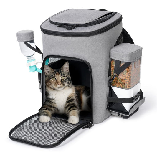 Aswe EVA case Custom Pet carrier backpack animal pets' backpack with automatic feeder   pet cat dog carrier backpack bags