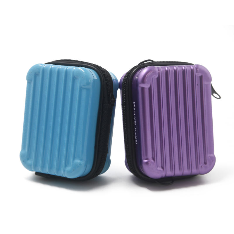 Aswe EVA case Custom Mini suitcase makeup case Waterproof Small Square Luggage Travel Box Eva Camera Case Cosmetic Bags Cases