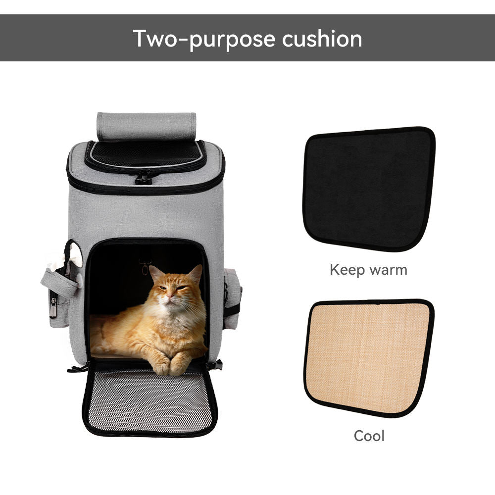 Aswe EVA case Custom Pet carrier backpack animal pets' backpack with automatic feeder   pet cat dog carrier backpack bags