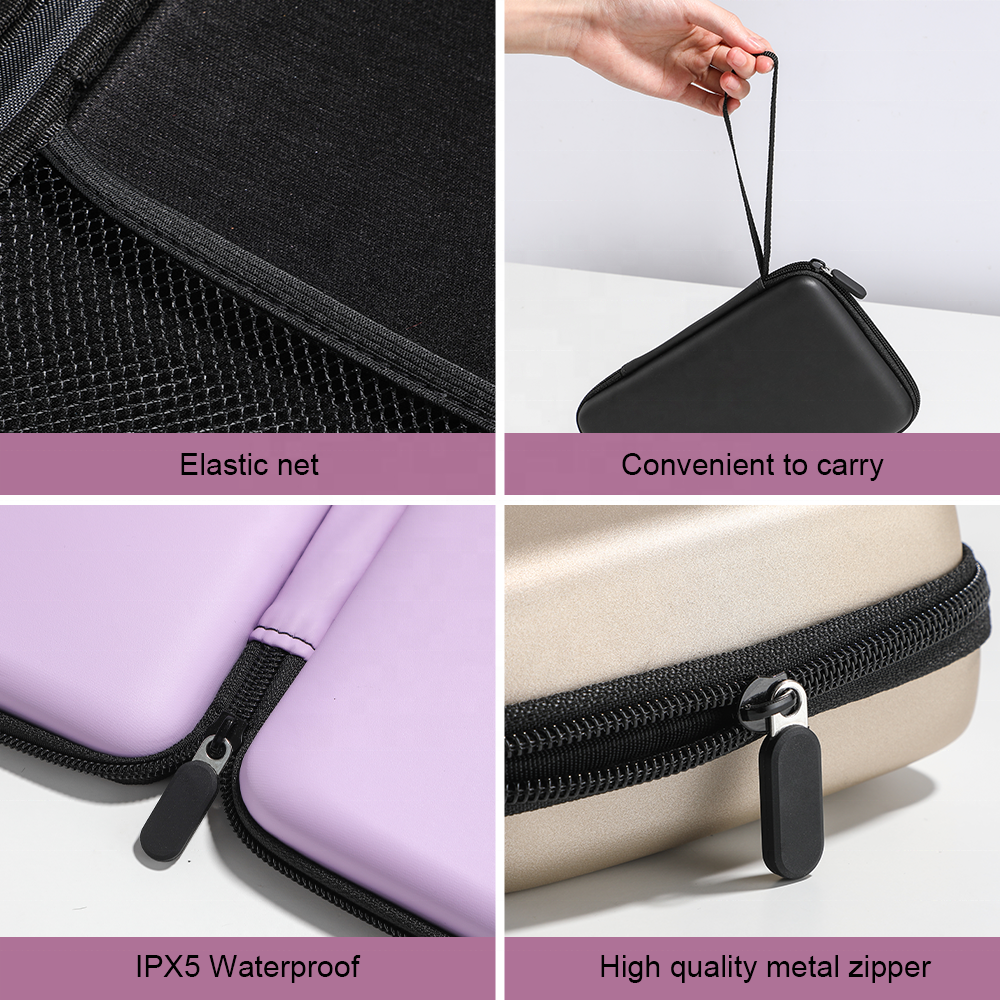 Aswe EVA case Custom  Cosmetic Makeup Brush Bag Holder Organizer EVA Case Makeup Brushes Bag Waterproof Travel EVA case