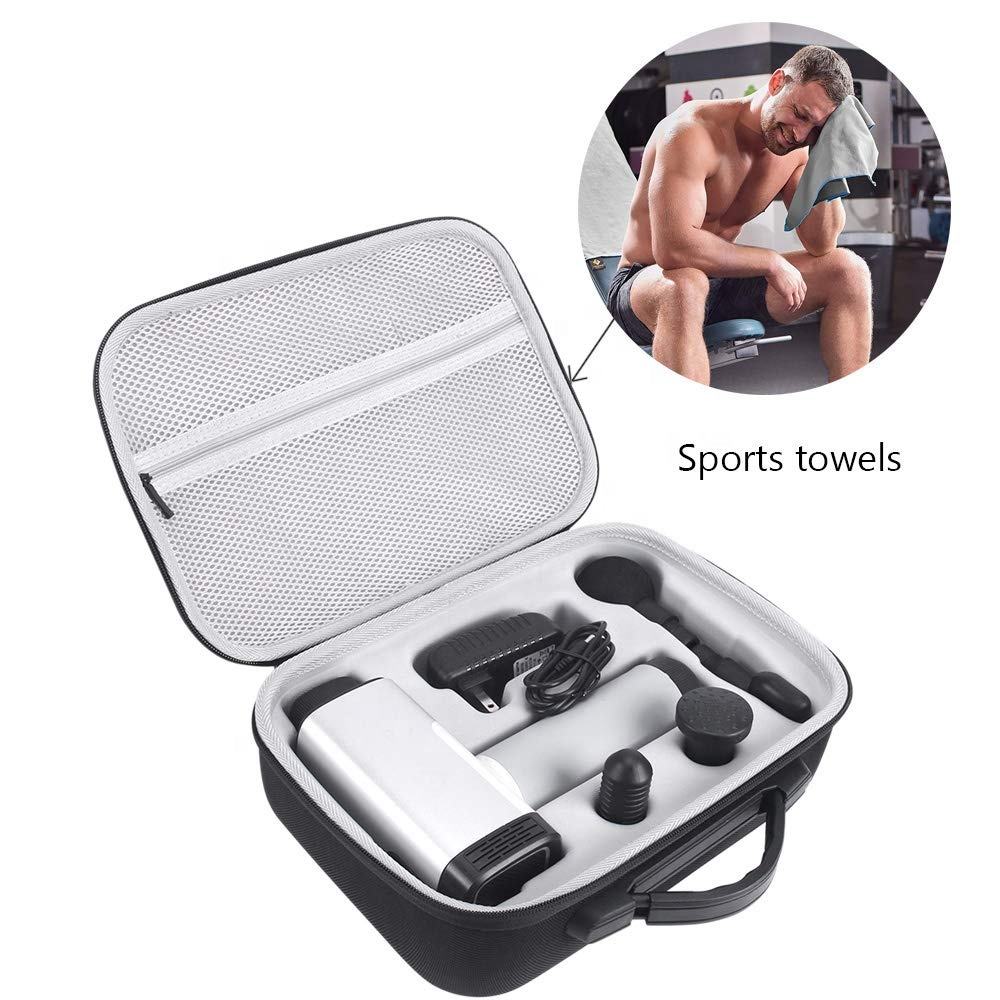 Aswe EVA case Custom Tool Protective Storage case  Handle Bag Custom  Portable Hard Case EVA Deep Tissue Muscle Massager Gun Carrying EVA Case