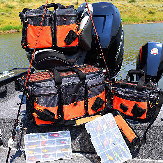 Aswe EVA case Custom  Fishing bag  Portable Outdoor fishing gear bag waterproof bag large capacity fishing tackle bag