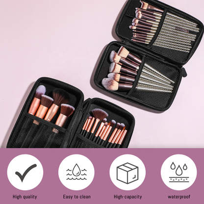 Aswe EVA case Custom  Cosmetic Makeup Brush Bag Holder Organizer EVA Case Makeup Brushes Bag Waterproof Travel EVA case